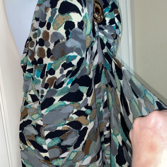 4/$10 item🤑 Isadora Green / Black Sexy Halter Dress Size: MP -perfect for cruise - Picture 2 of 8